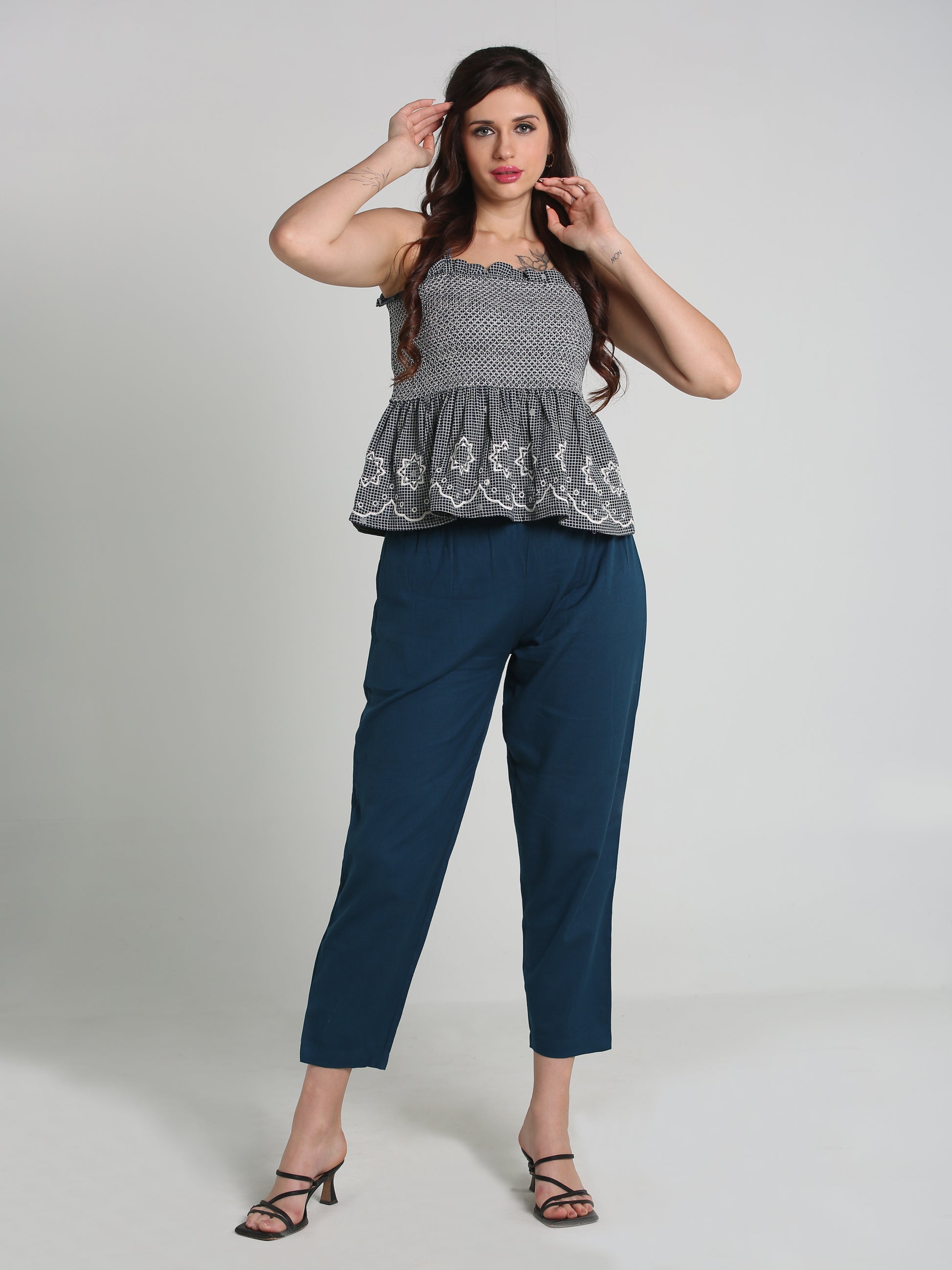Peacock Shades Pure cotton Pants