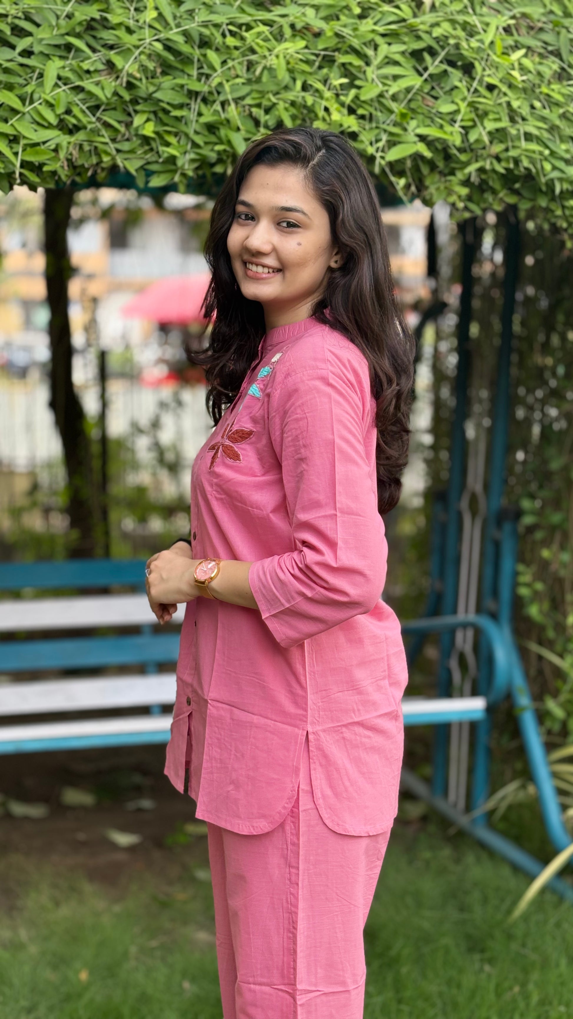 PINK SHADE PURE COTTON COORDS