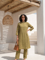 Olive Green Co-Ord Set for Women