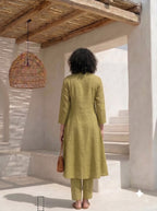 Olive Green Co-Ord Set for Women
