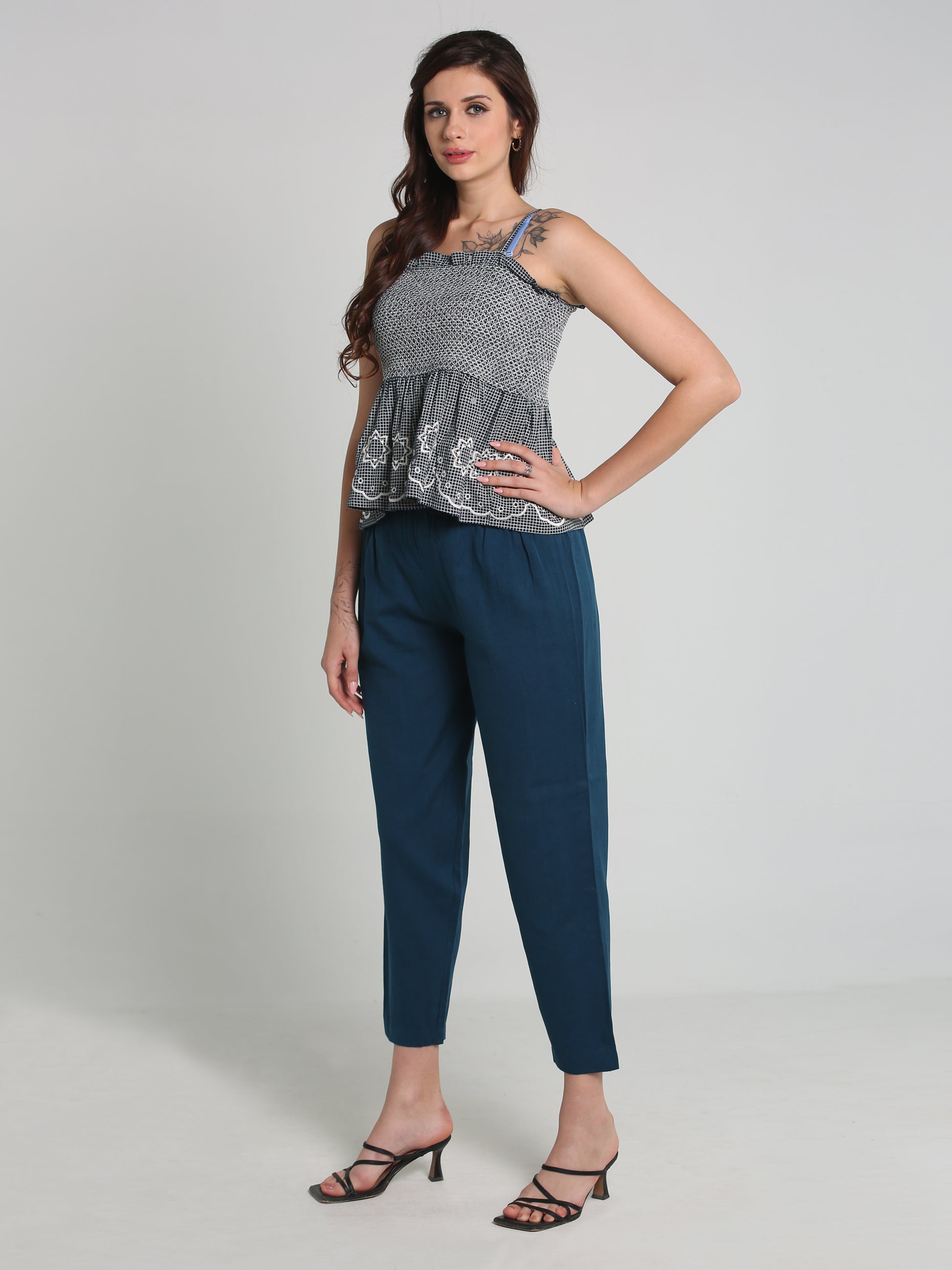Peacock Shades Pure cotton Pants