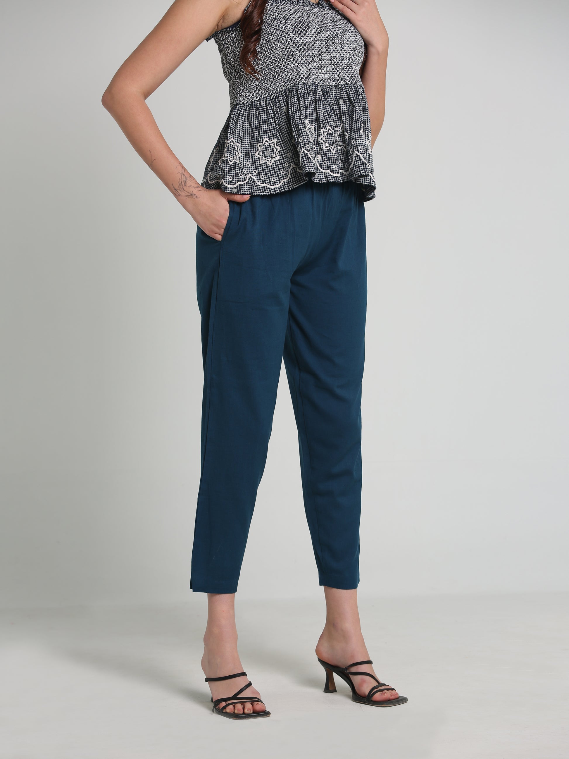 Peacock Shades Pure cotton Pants