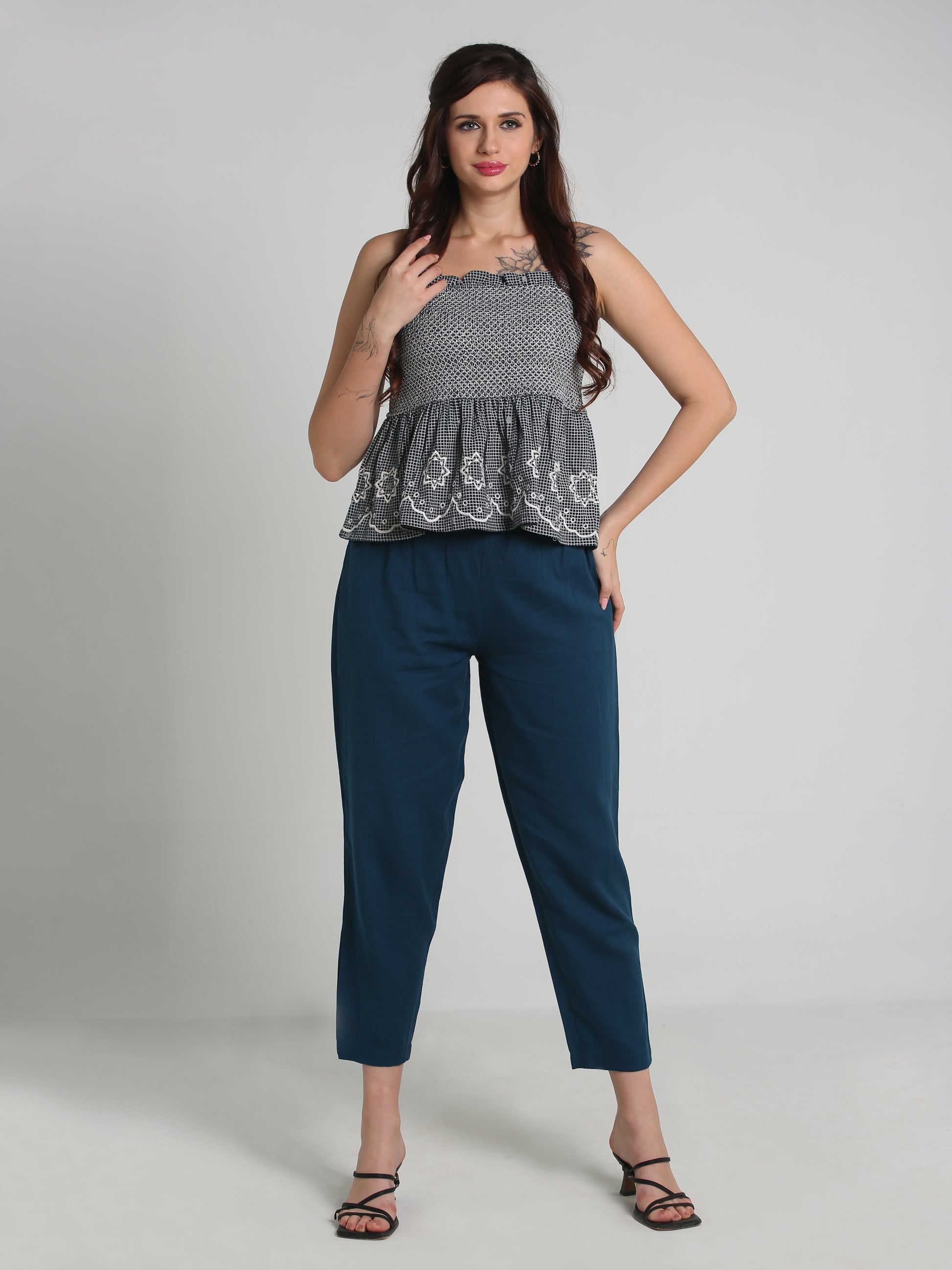 Peacock Shades Pure cotton Pants