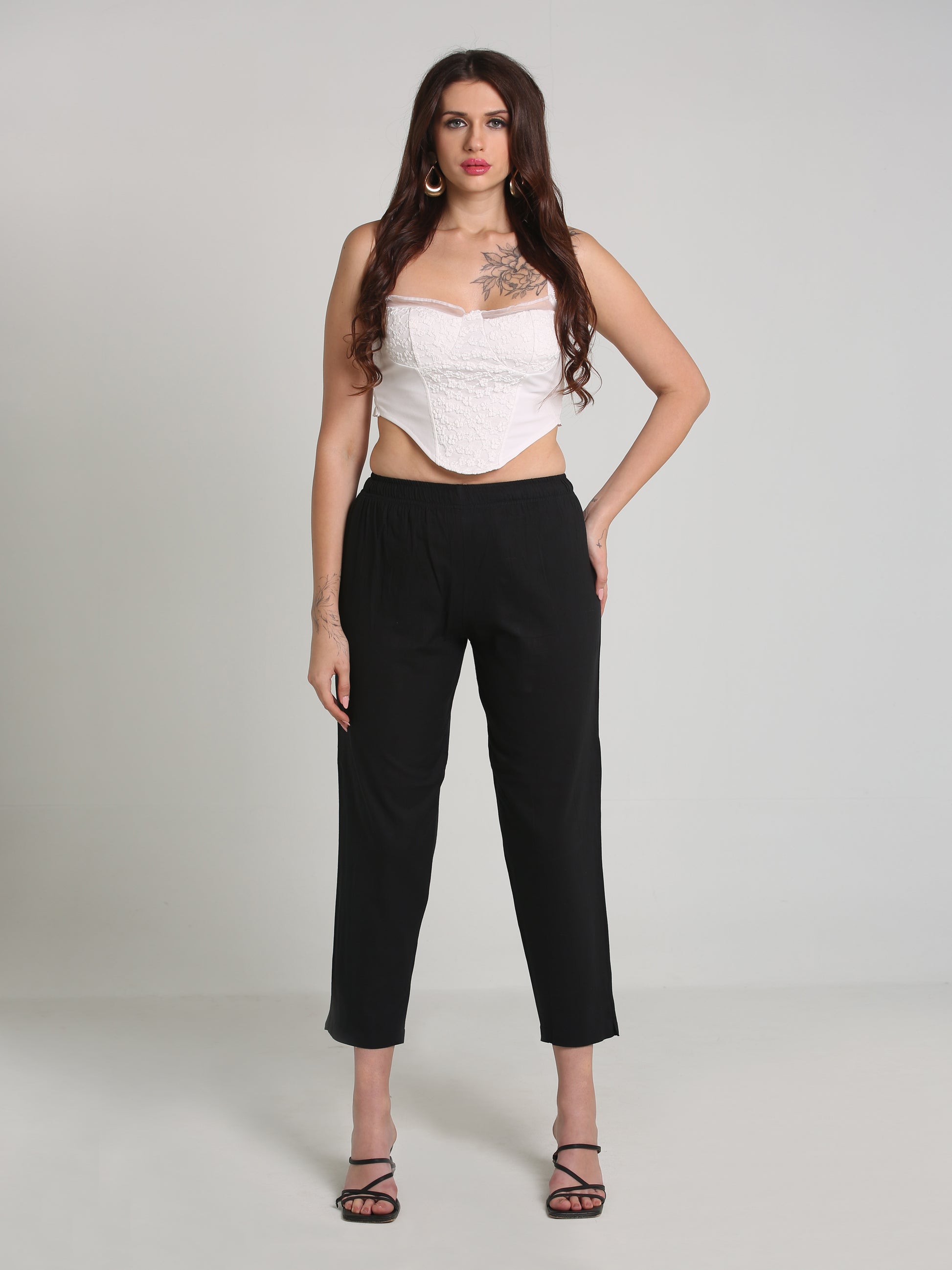Black Pure Cotton pants